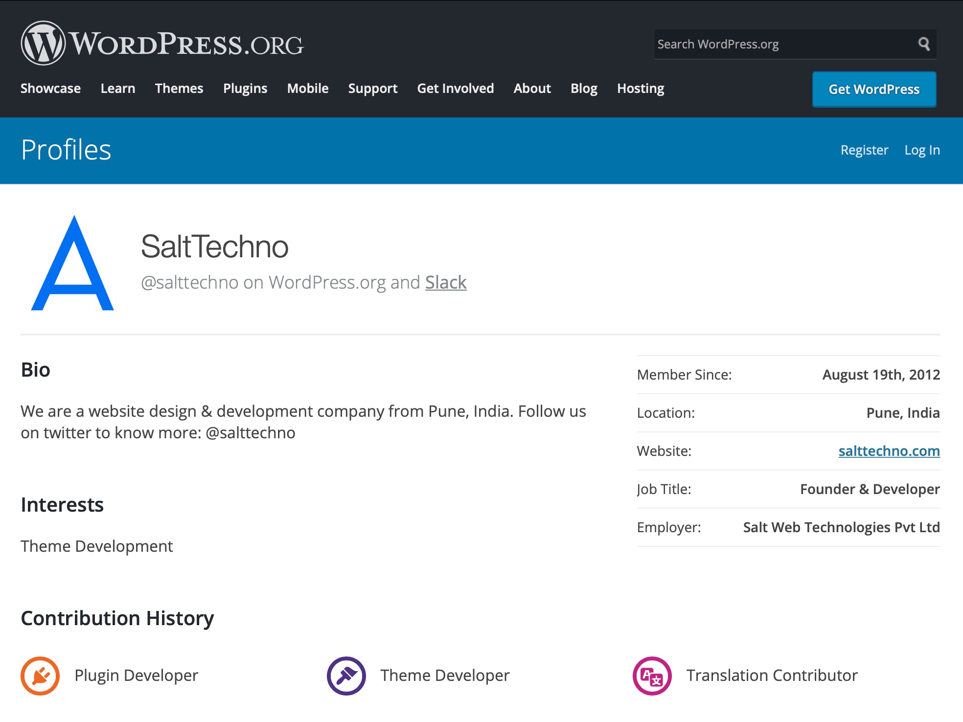 trusted author on
						WordPress.org